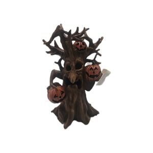 Spooky Village 11.75" Light Up Spooky Tree Halloween Decor Color Changing NWT
